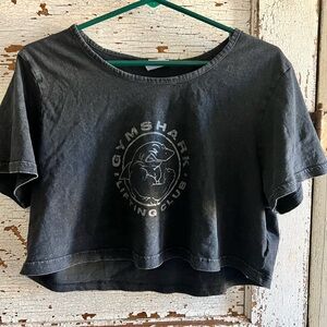 Gymshark Black Crop Top